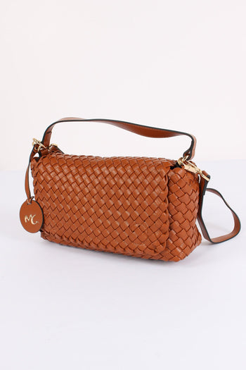Pochette1 Manico Intreccio Cacao - 4