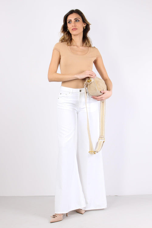 Marlen Pantalone Maxi Bianco