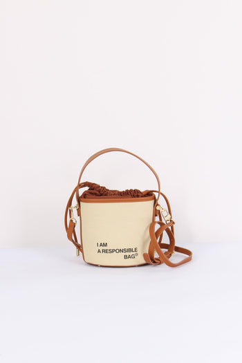 Responsible 73 Secchiello Canv Off White/cuoio - 3