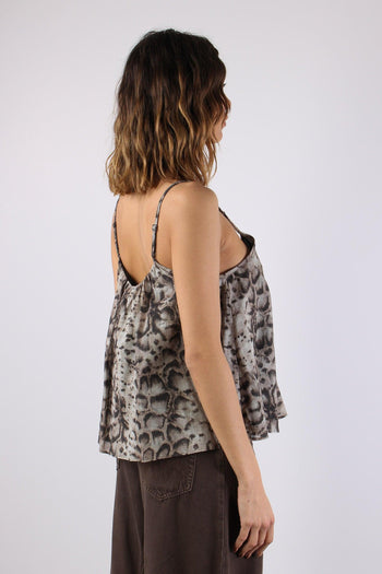 Udine Top Spalline Snake Beige/nero - 6
