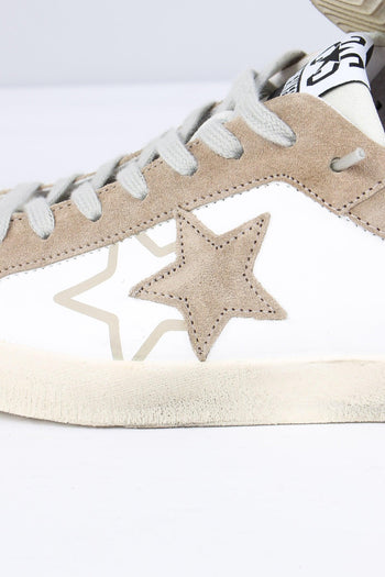 Sneakers Very Star Bianco/taupe - 4