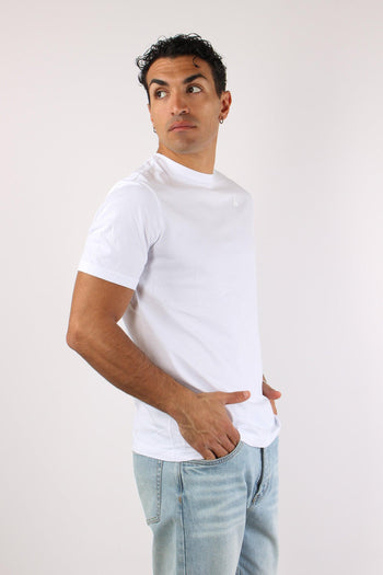 T-shirt Basica Logo Contrasto White - 3