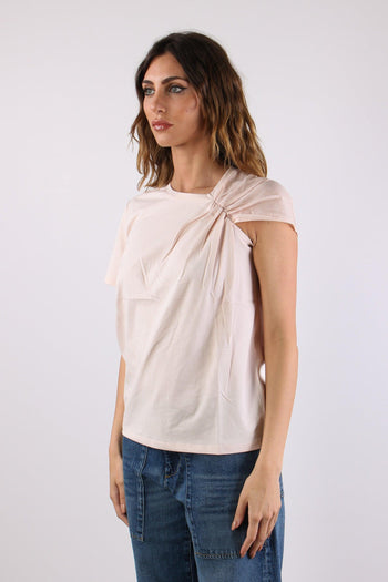 Lateral T-shirt Arriccio Spall Silver Peony - 3