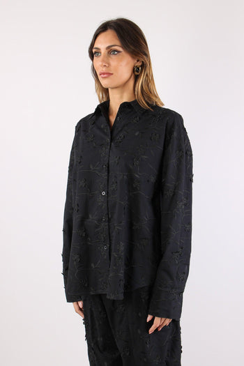 Camicia Fiocchi Retro Fiore 3d Nero - 3