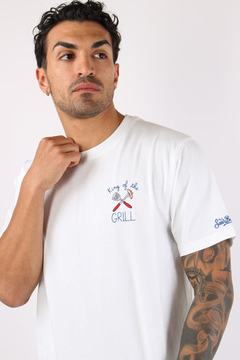 T-shirt Scritta Ricami King - 7