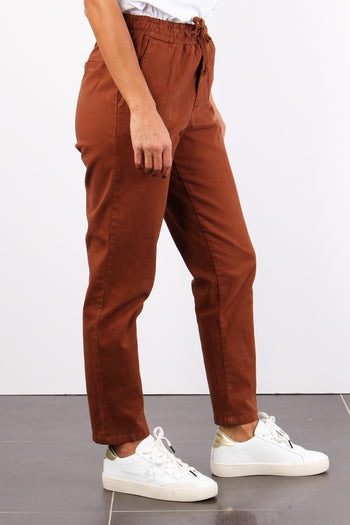 Pantalone Coulisse Coccio - 6