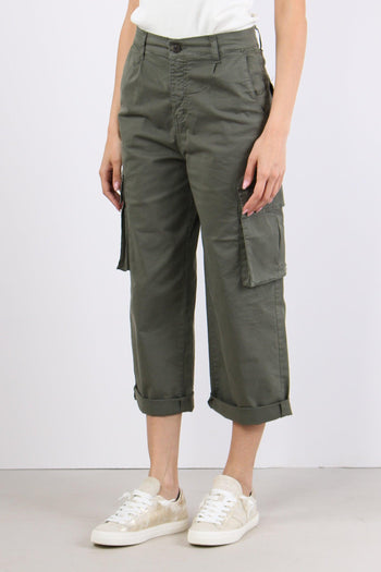 Pantalone Tasconato Gamba Drit Militare - 3