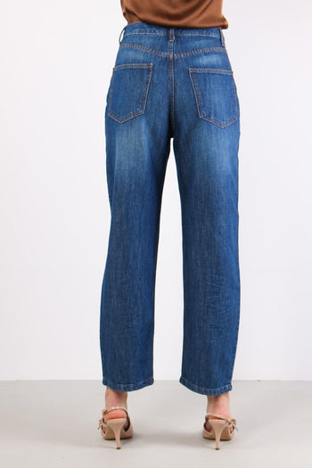 Carla_241 Jeans Bagghy Leggeri Blue Denim - 4