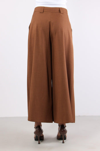 Gonna Pantalone Poliviscosa Caffe - 4