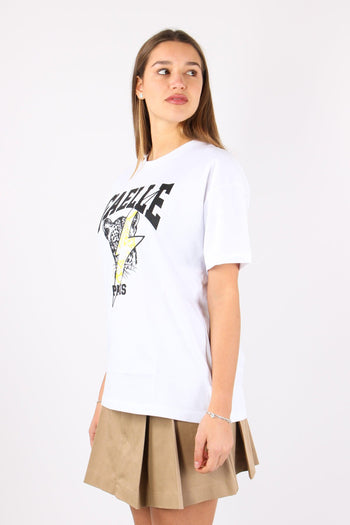 T-shirt Stampa Logo Bianco - 3
