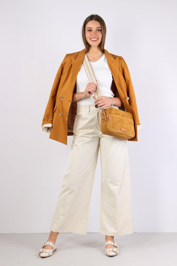 Pantalone Cotone Elastico Beige - 5