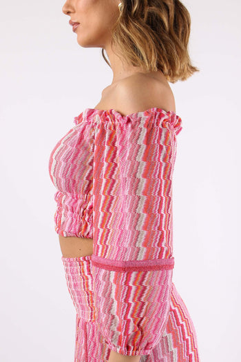 Top Balze Spalla Scesa Electric Fuxia - 9