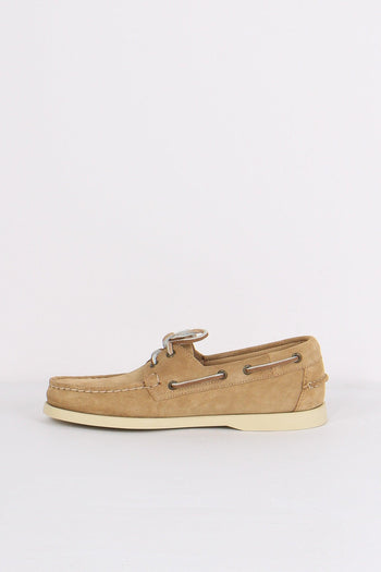 Mocassino Camoscio Beige Paint - 4