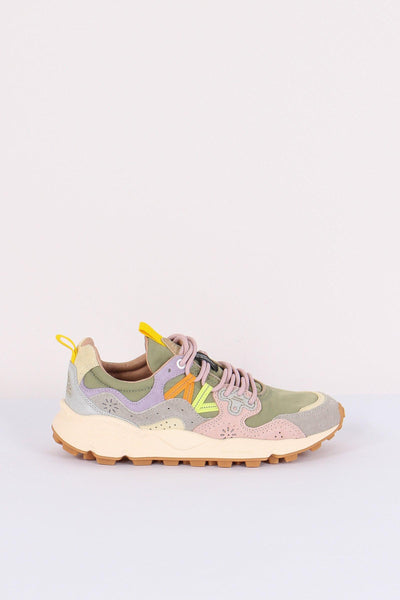 Sneakers Yamano Suede Nylon Grey/cipria