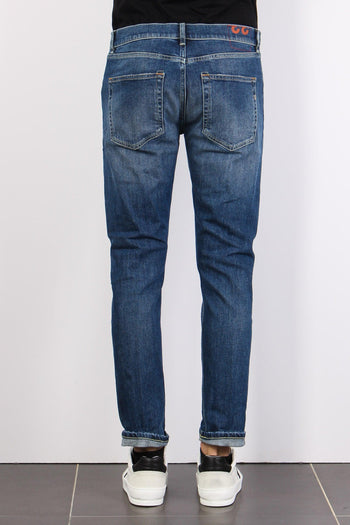 Icon Denim Cuciture Contrast Denim Medio - 3