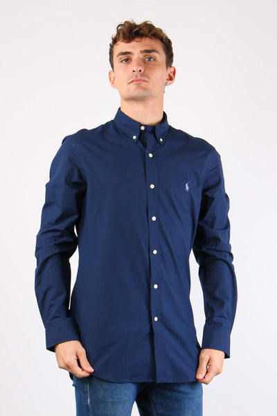 Camicia Classica Popeline Newport Navy