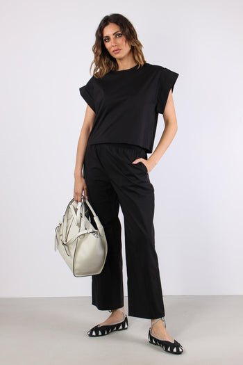 Pantalone Tasche Dietro Nero - 5