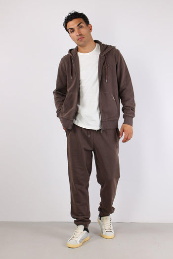 Felpa Full Zip Delavee Marrone - 3
