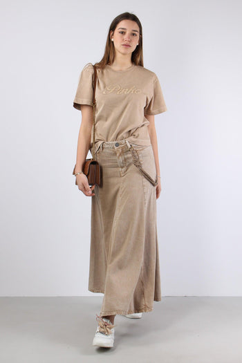 Hurghada Gonna Lunga Denim Beige - 3