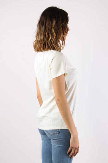 T-shirt Logo Piccolo White Milk - 6