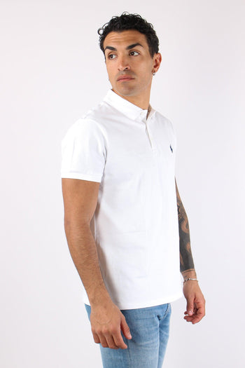 Polo Slim Fit Stretch White - 3