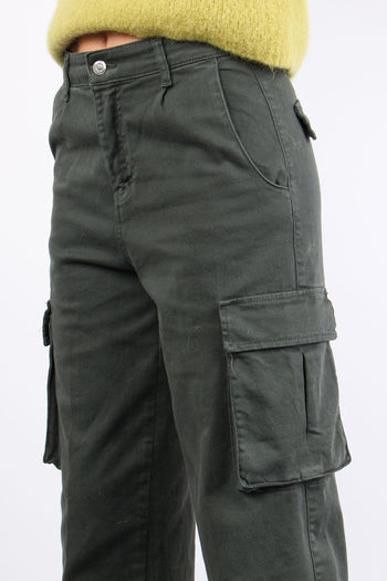 Pantalone Cargo Tasconato Militare - 7