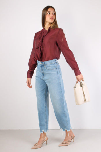 Camicia Mussola Rouge Bordeaux - 3