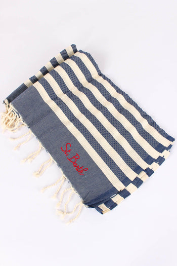 Foutas Righe Beige/blu - 2