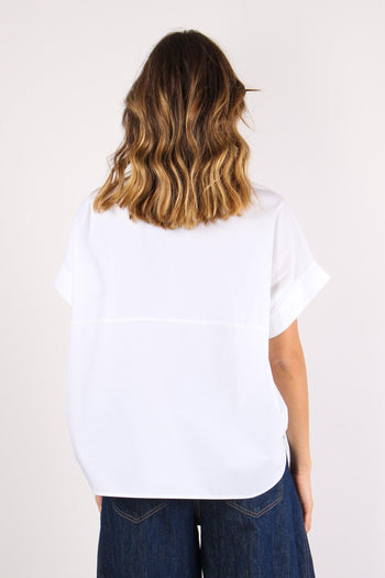 Camicia Svasata Rosa Bianco - 4