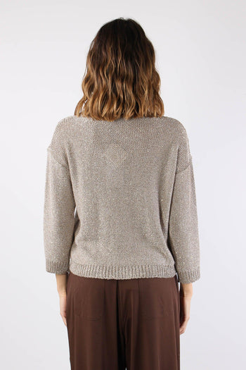 Gelada Maglia M/l Lurex Sand - 4