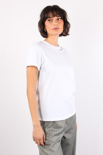 T-shirt Ricamo E Smepre Bello Bianco - 5