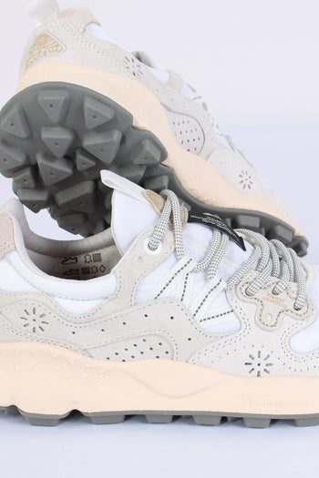 Sneakers Yamano Suede Nylon White - 5