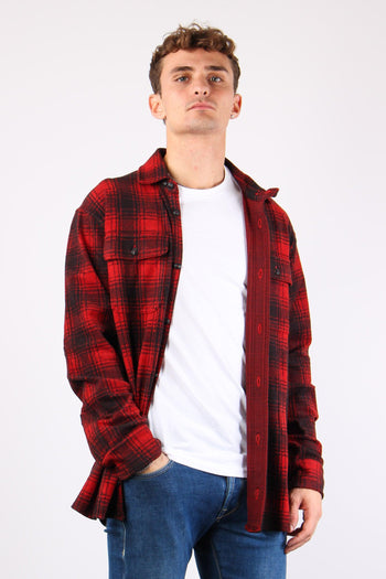 Camicia Check Flanella Red/black - 4