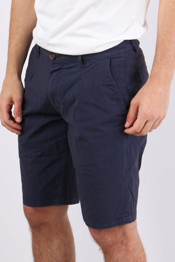 Bermuda Cotone Leggero Pence Navy - 6