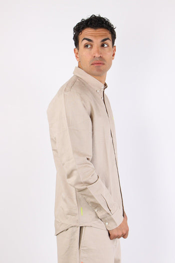 Camicia Basica Lino Stone - 8
