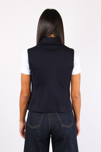 Gilet Resca 2 Bottoni Blu - 3