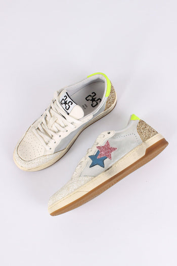 Sneakers Week Star Glitter Bianco/argento - 2