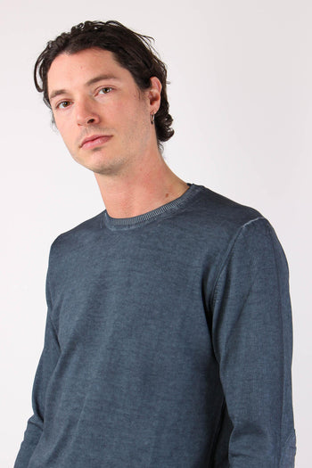 Maglia M/l Patch Toppa Azzurro - 8