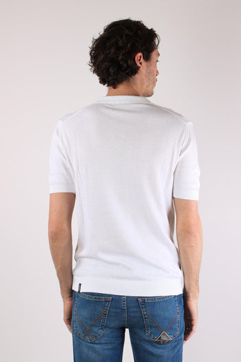 Polo Manica Corta Basica Optic White - 4