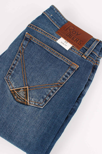 Denim Slim Fit Denim Medio - 8