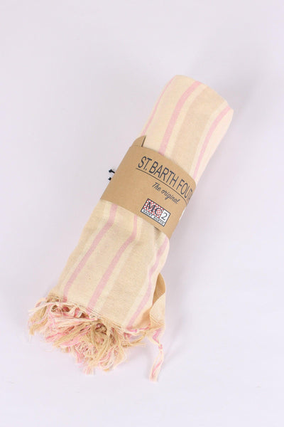 Foutas Righe Beige/bianco
