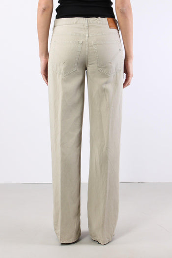 Jacklyn Pantalone Wide Leg Lino Lievito - 4
