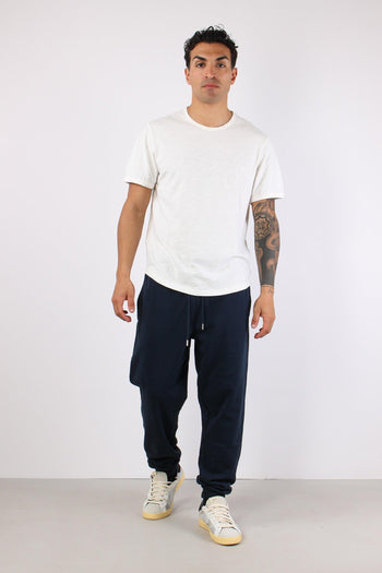 T-shirt Cotone Fiammato Bianco - 4
