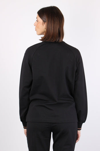 Maglia Zip Clip Logo Nero - 3