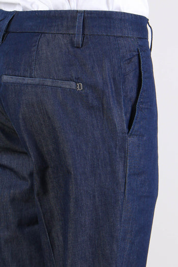 Gaubert Pantalone Effetto Denim Denim Scuro - 7