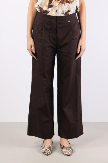 Pantalone Cotone Orlo Alto Sacher - 2