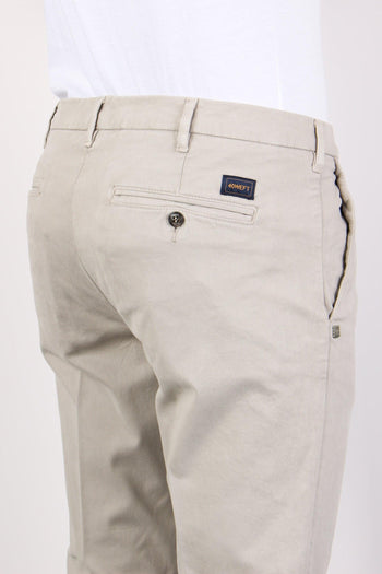 Pantalone Chino Regular Stretc Grigio Perla - 6