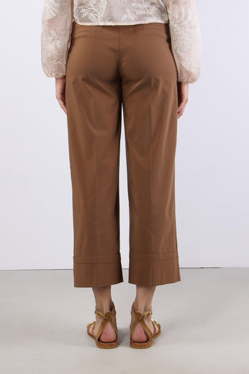 Pantalone Cropped Risvolto Terra - 4