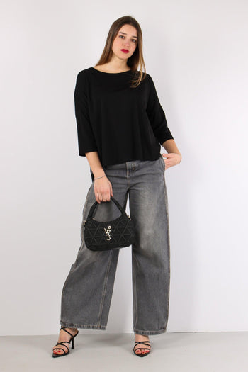 T-shirt Over Stondata Nero - 5