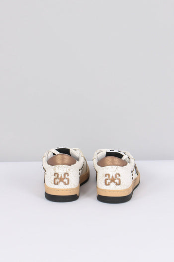 Sneakers Week Star Borchie Bianco/bronzo - 3